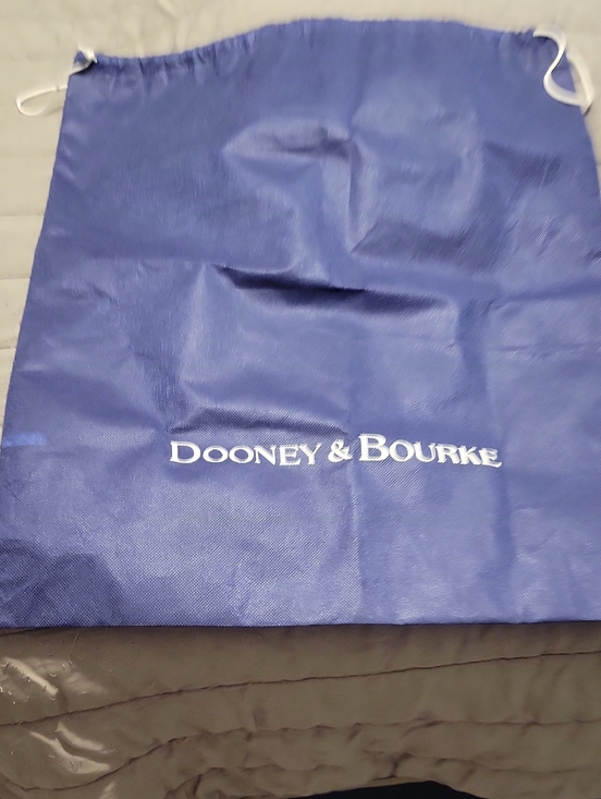 Dooney & Bourke Accessories - Dooney & Bourke NWOT! Blue Drawstring Dust Bag with White Logo